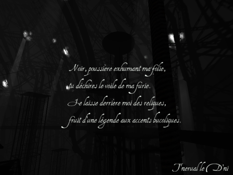 Fonds d'cran Art - Numrique Posie - Texte Noir