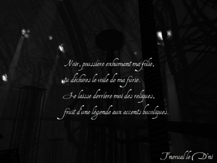 Fonds d'cran Art - Numrique Posie - Texte Noir