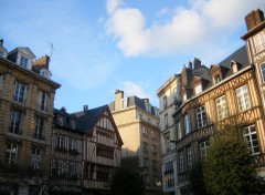 Wallpapers Constructions and architecture la place de la pucelle  Rouen sous les soleil