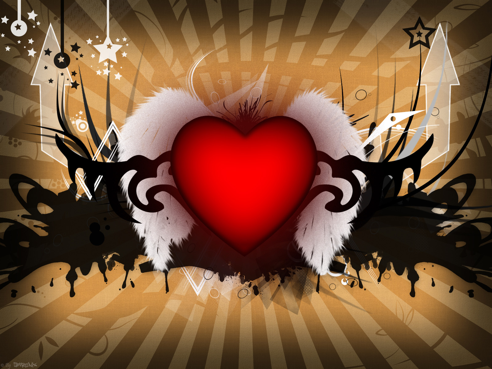 Wallpapers Digital Art Compositions 2D Heart abstract