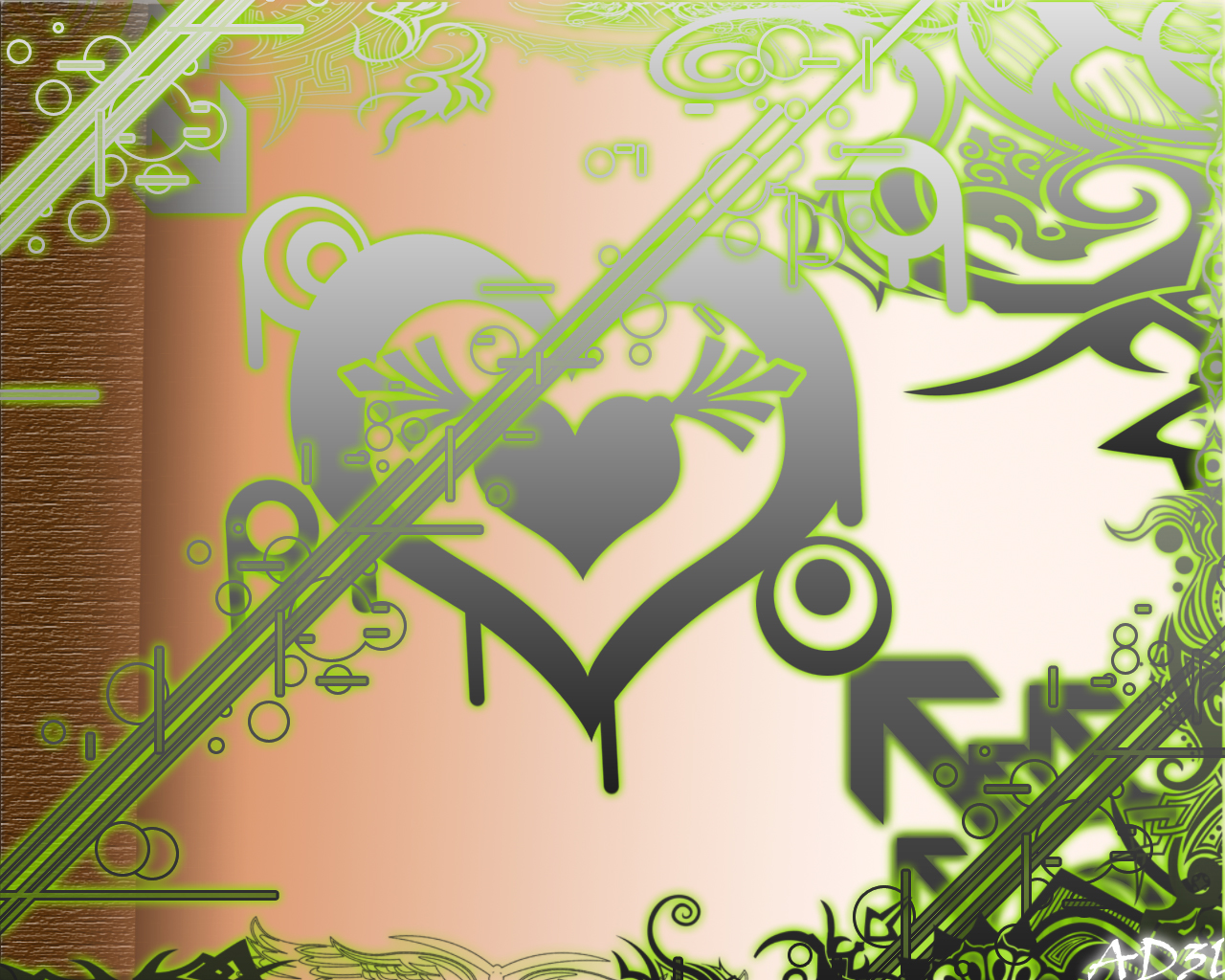 Wallpapers Digital Art Love - Friendship Coeur