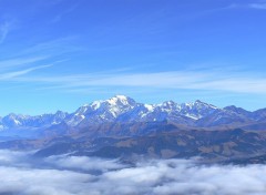 Wallpapers Nature Mont Blanc vu du Mont Charvin