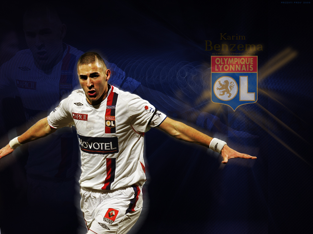 Wallpapers Sports - Leisures Olympique Lyonnais Karim Benzema - Lyon (OL)