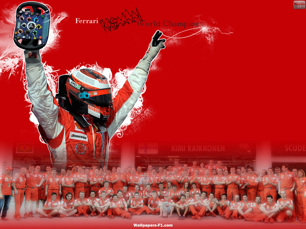 Wallpapers Sports - Leisures Formule 1 Kimi Raikkonen