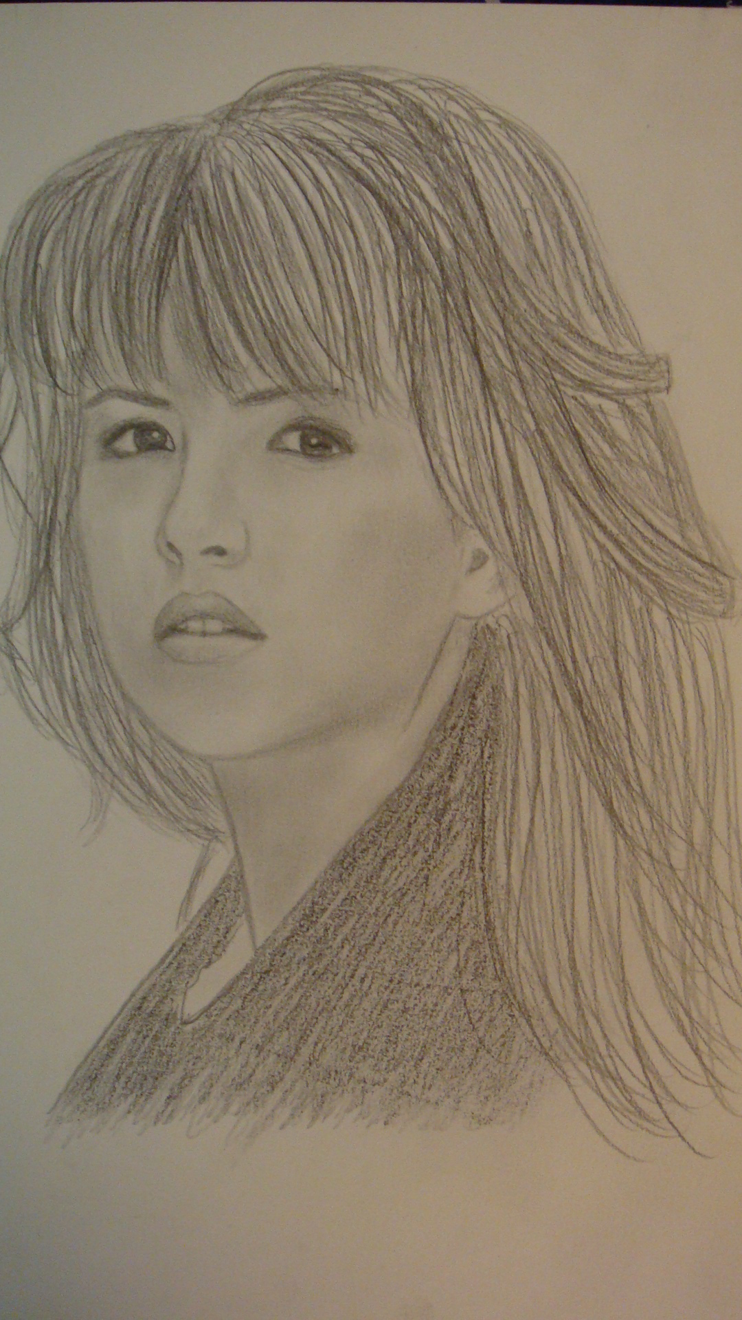 Fonds d'cran Art - Crayon Femmes - Fminit Sophie Marceau