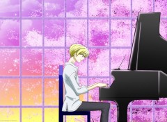 Fonds d'cran Manga piano et sakura