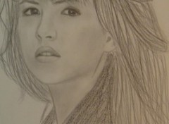 Fonds d'cran Art - Crayon Sophie Marceau