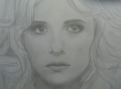 Fonds d'cran Art - Crayon Sarah Michelle Gellar