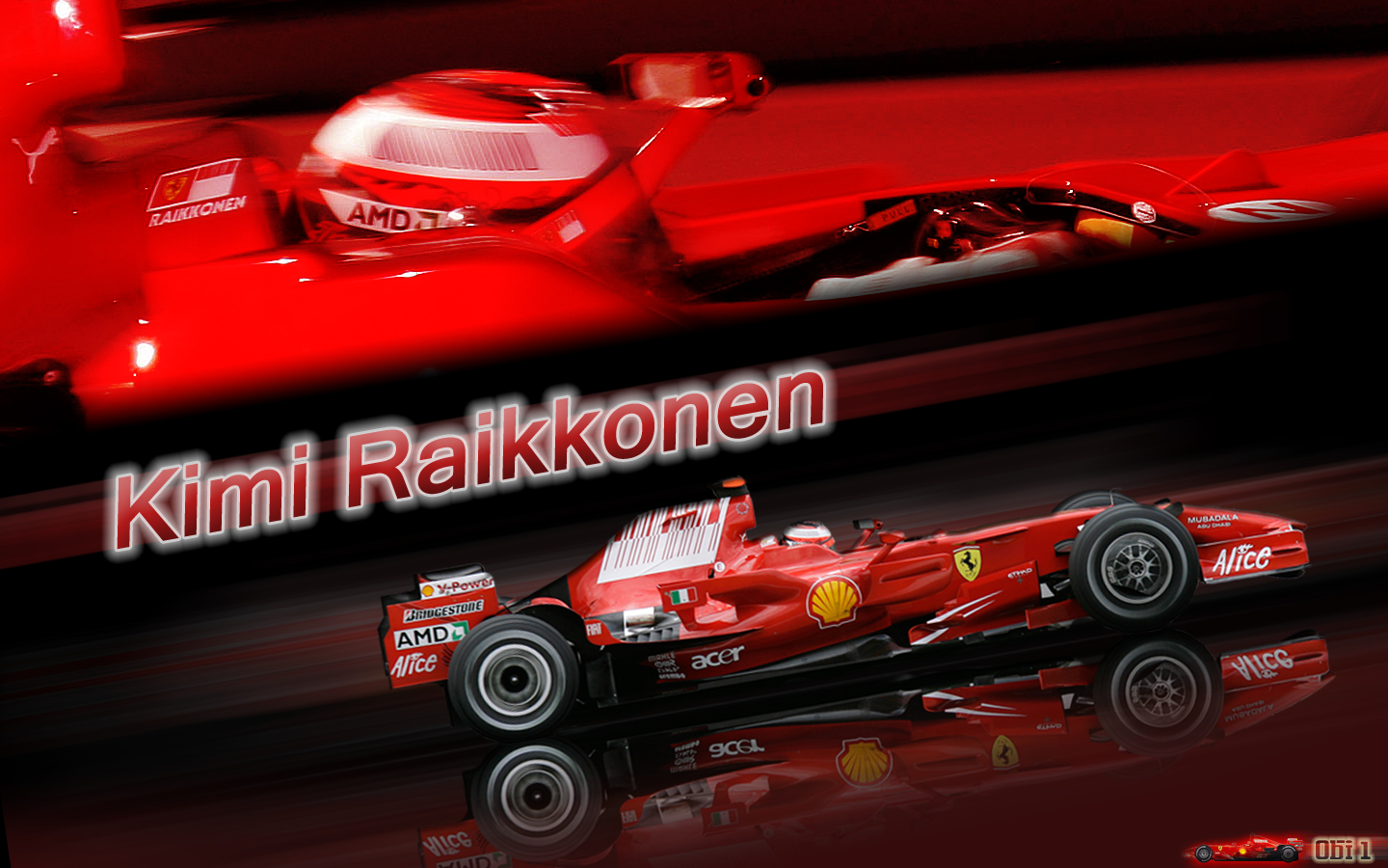 Wallpapers Sports - Leisures Formule 1 Kimi Raikkonen 2008