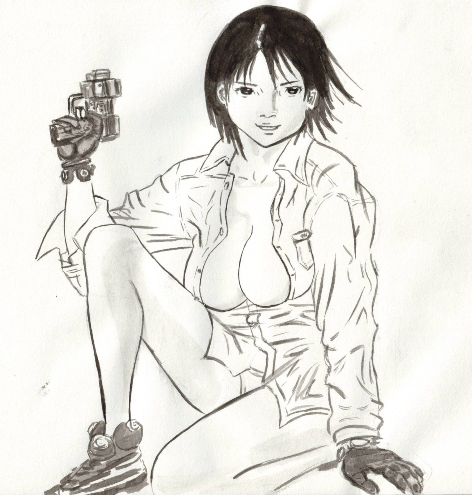 Fonds d'cran Art - Peinture Manga Gantz