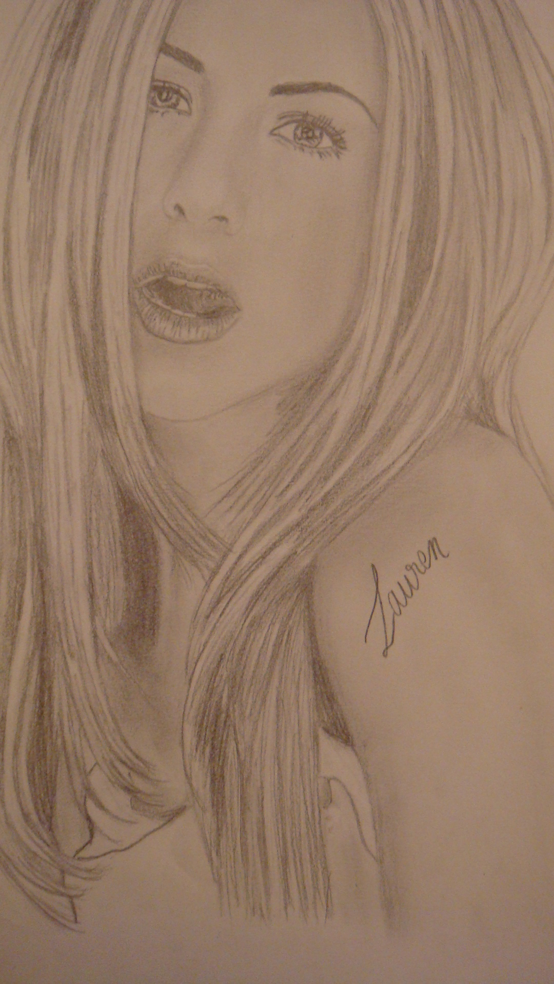 Fonds d'cran Art - Crayon Femmes - Fminit Jenifer aniston