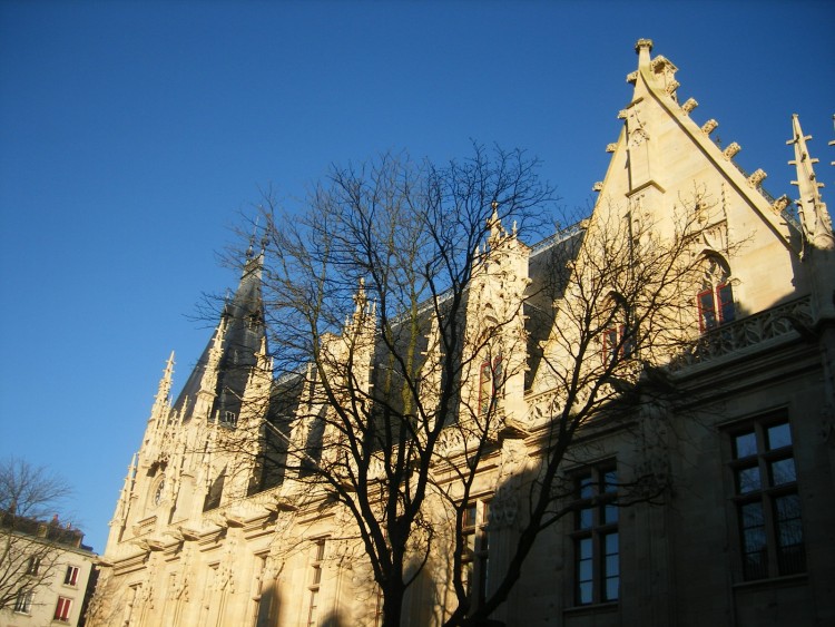 Wallpapers Constructions and architecture Castles - Palace le palais de justice de rouen sous le soleil devant un arbre