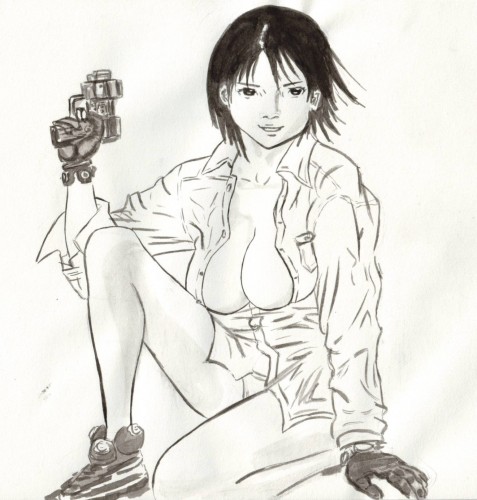 Fonds d'cran Art - Peinture Manga Gantz