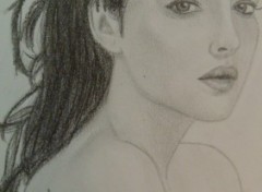 Fonds d'cran Art - Crayon monica bellucci