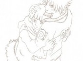 Fonds d'cran Art - Crayon Naruto & Hinata