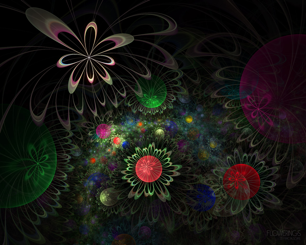 Wallpapers Digital Art Fractals, Kaleidoscope 