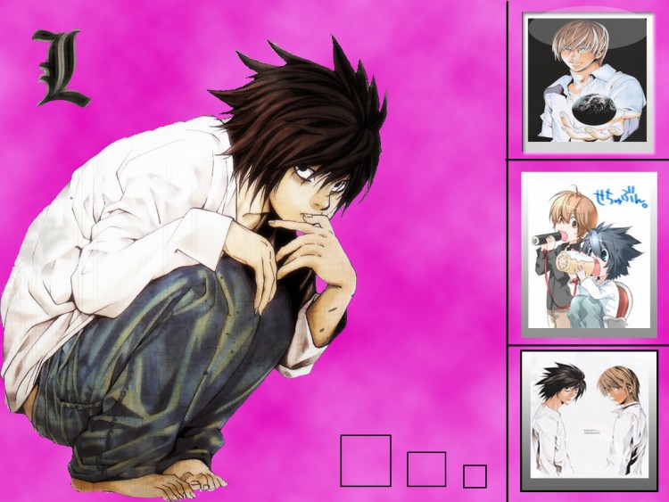 Fonds d'cran Manga Death Note L dess