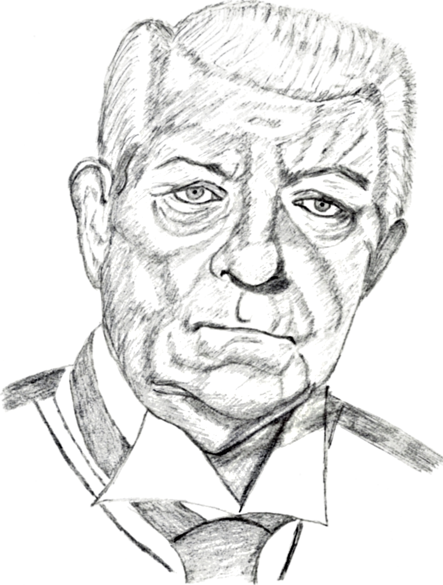 Fonds d'cran Art - Crayon Cinma - Sries TV Jean Gabin