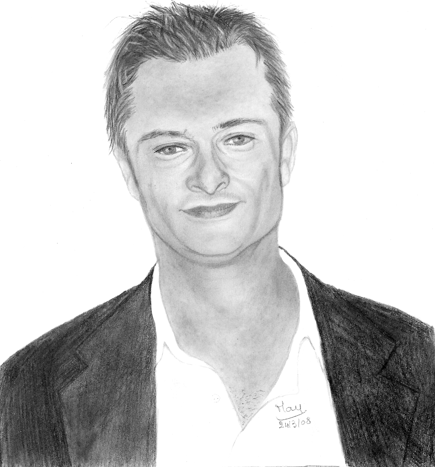 Fonds d'cran Art - Crayon Cinma - Sries TV David Hallyday