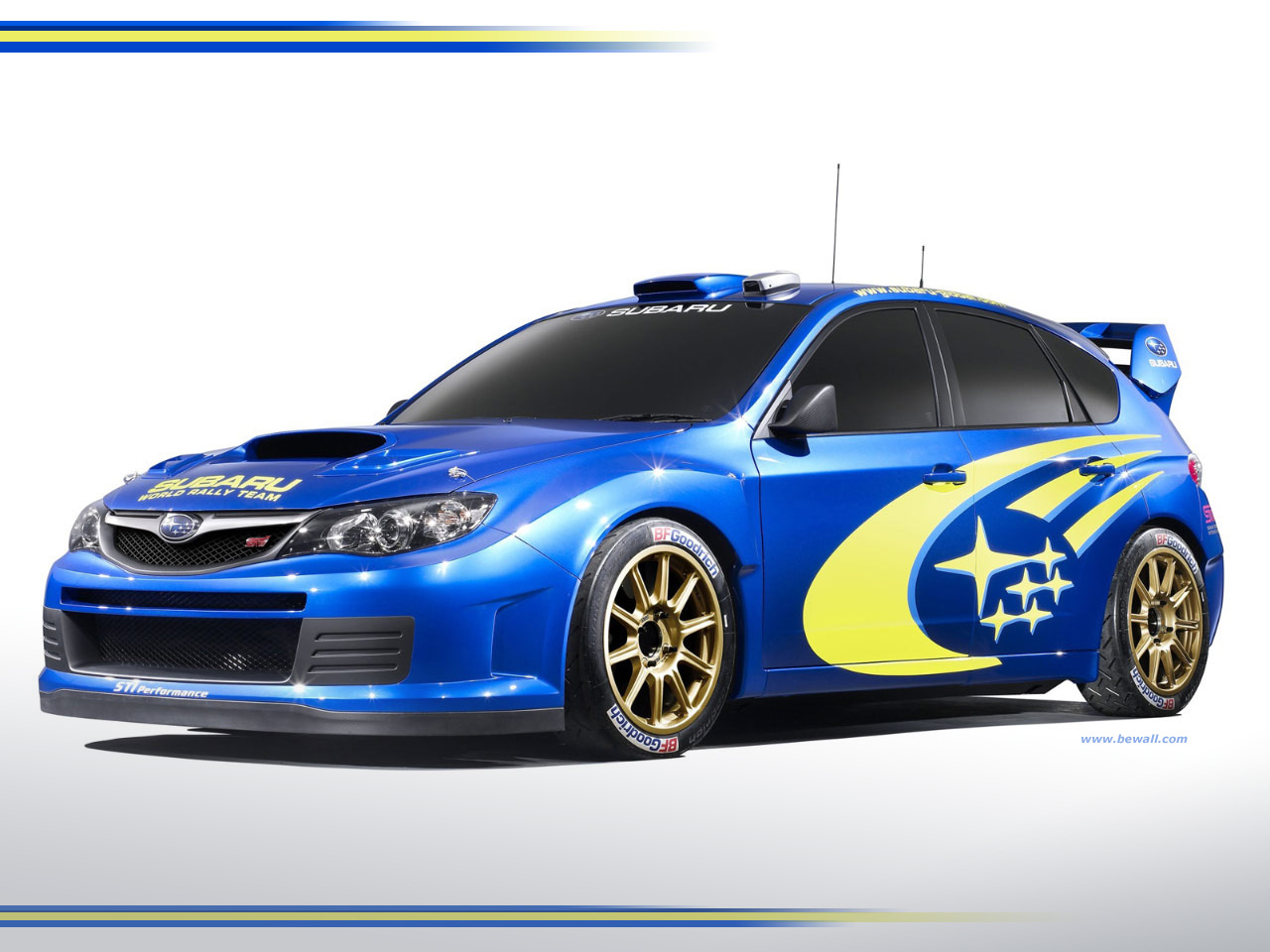 Wallpapers Sports - Leisures Rallye SUBARU WRC 2008 by bewall.com