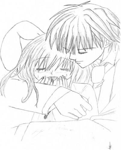 Wallpapers Art - Pencil Manga - Miscellaneous couple