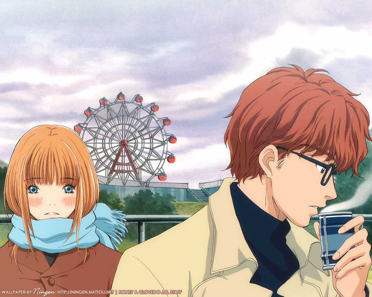 Wallpapers Manga Honey & Clover Yamada & Mayama