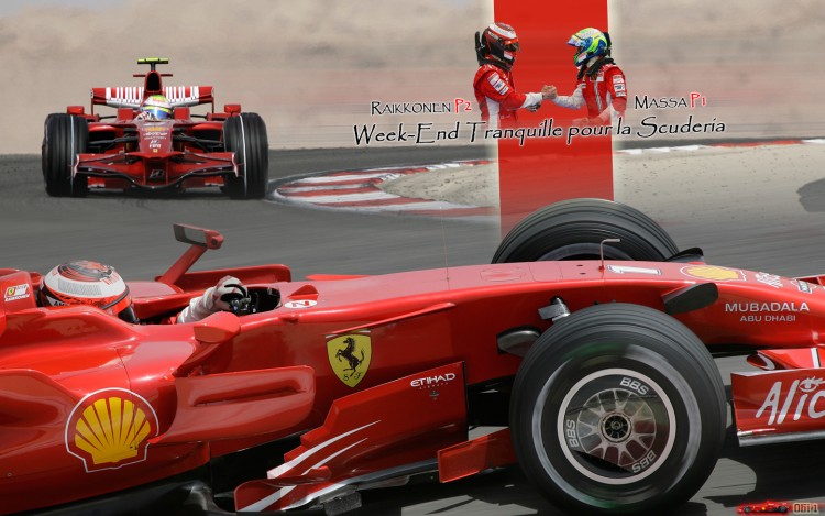 Wallpapers Sports - Leisures Formule 1 Scuderia Ferrari - Bahran 2008