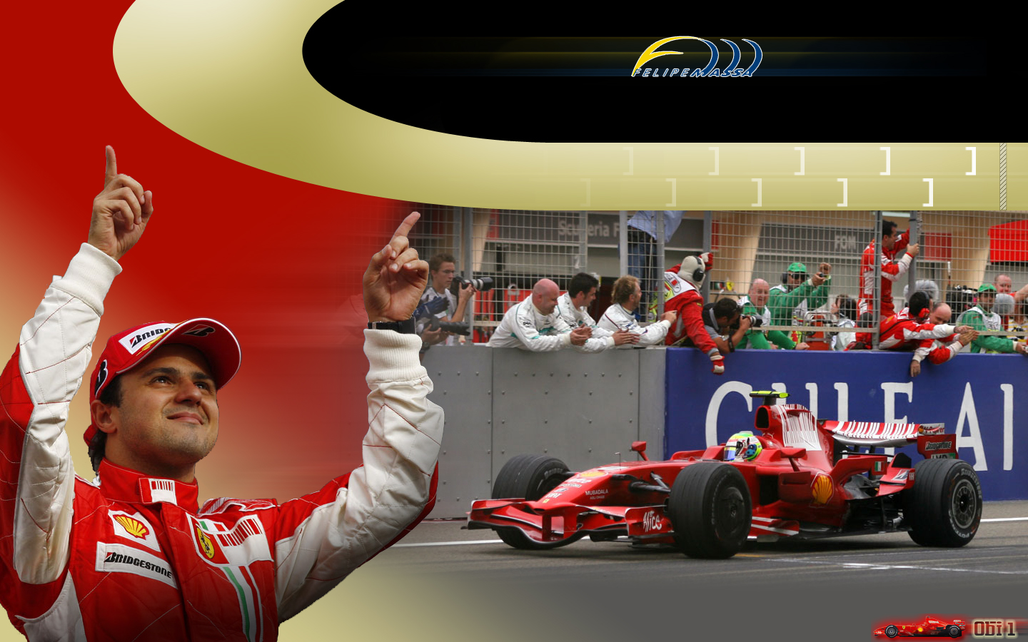 Wallpapers Sports - Leisures Formule 1 Felipe Massa 2008