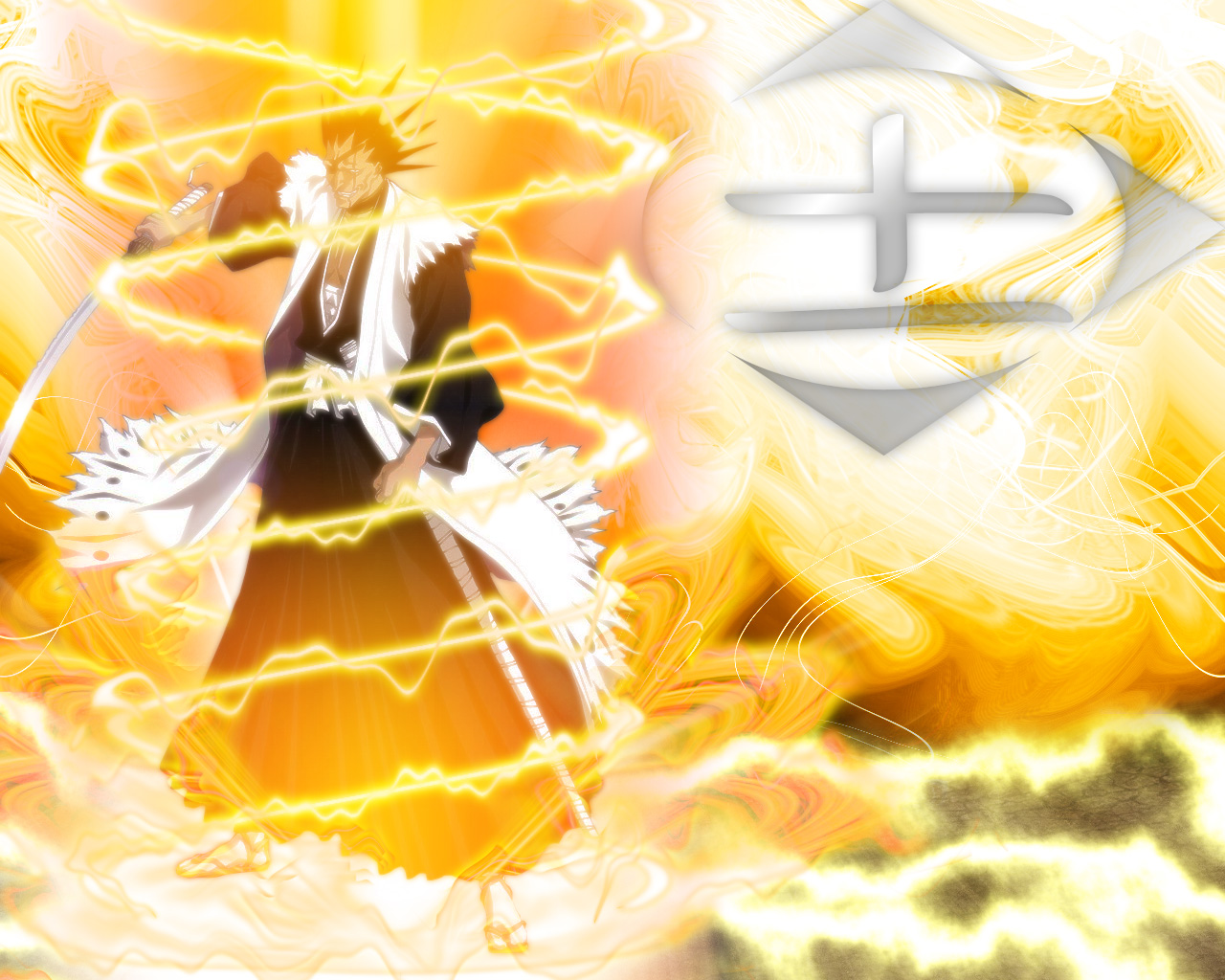 Fonds d'cran Manga Bleach Zaraki !