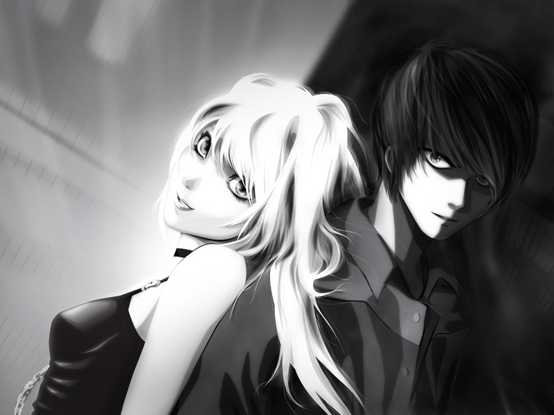 Wallpapers Manga Death Note misa et light