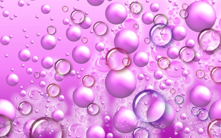 Wallpapers Digital Art Elements : air, water, fire, earth bulles roses