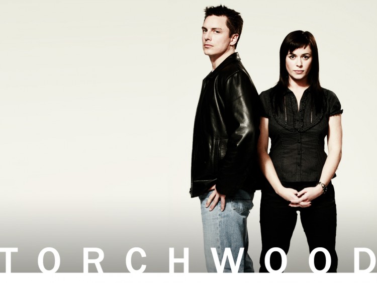 Wallpapers TV Soaps Torchwood Jack Harkness & Gwen Cooper