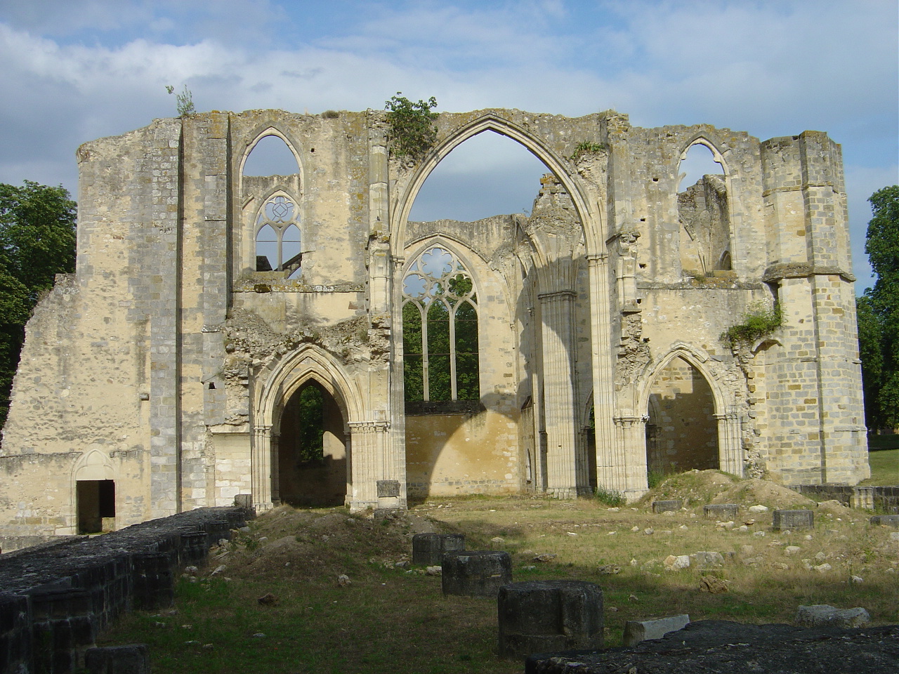 Wallpapers Constructions and architecture Ruins Ruines de l'Abbaye du Lys  Dammarie-Les-Lys (77)