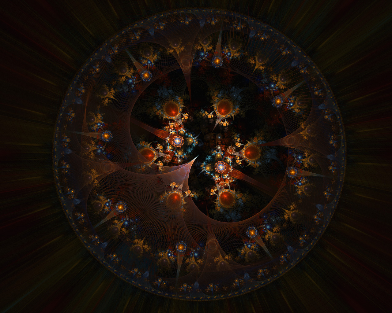 Wallpapers Digital Art Fractals, Kaleidoscope 