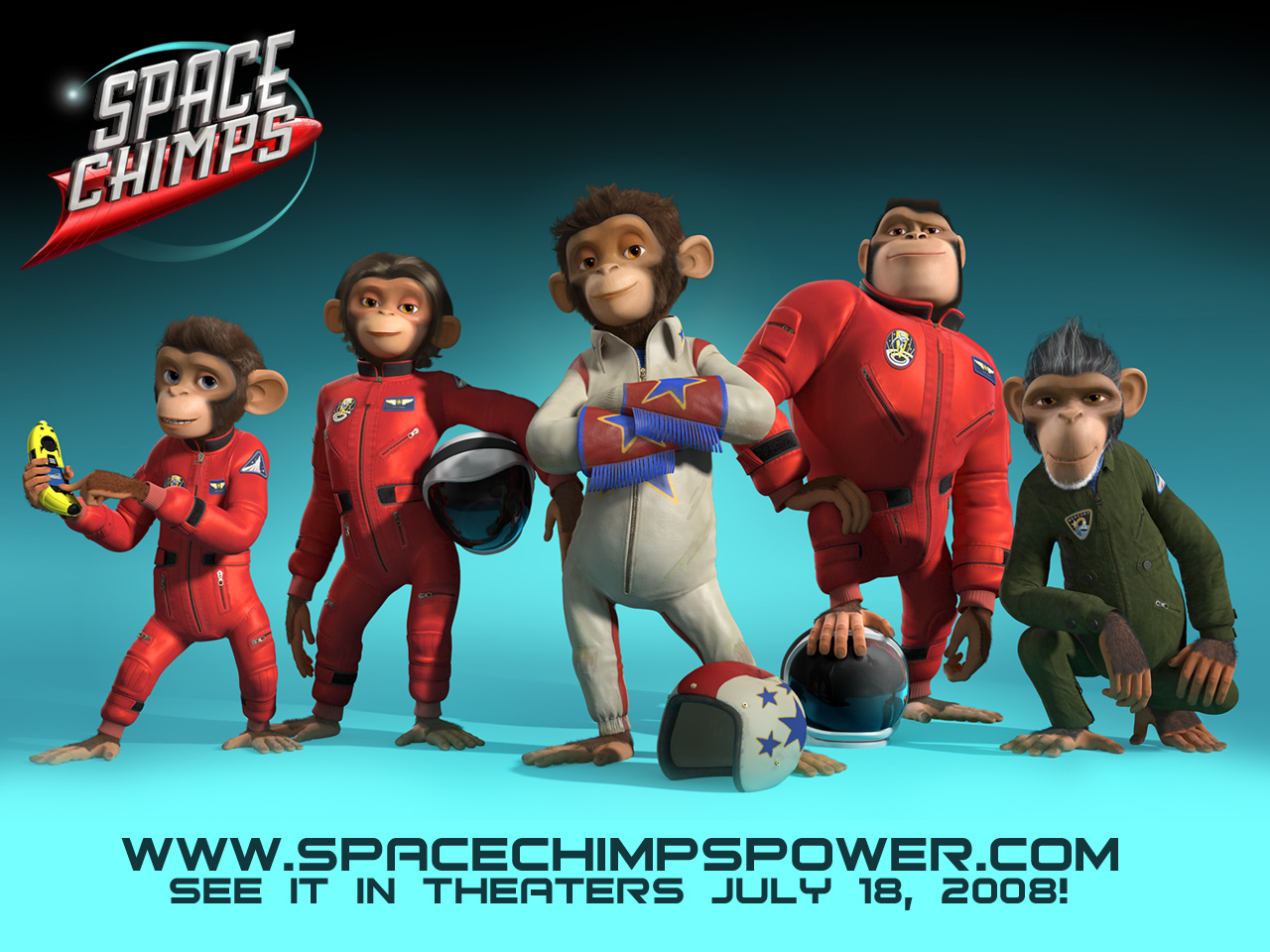 Wallpapers Movies Space Chimps 