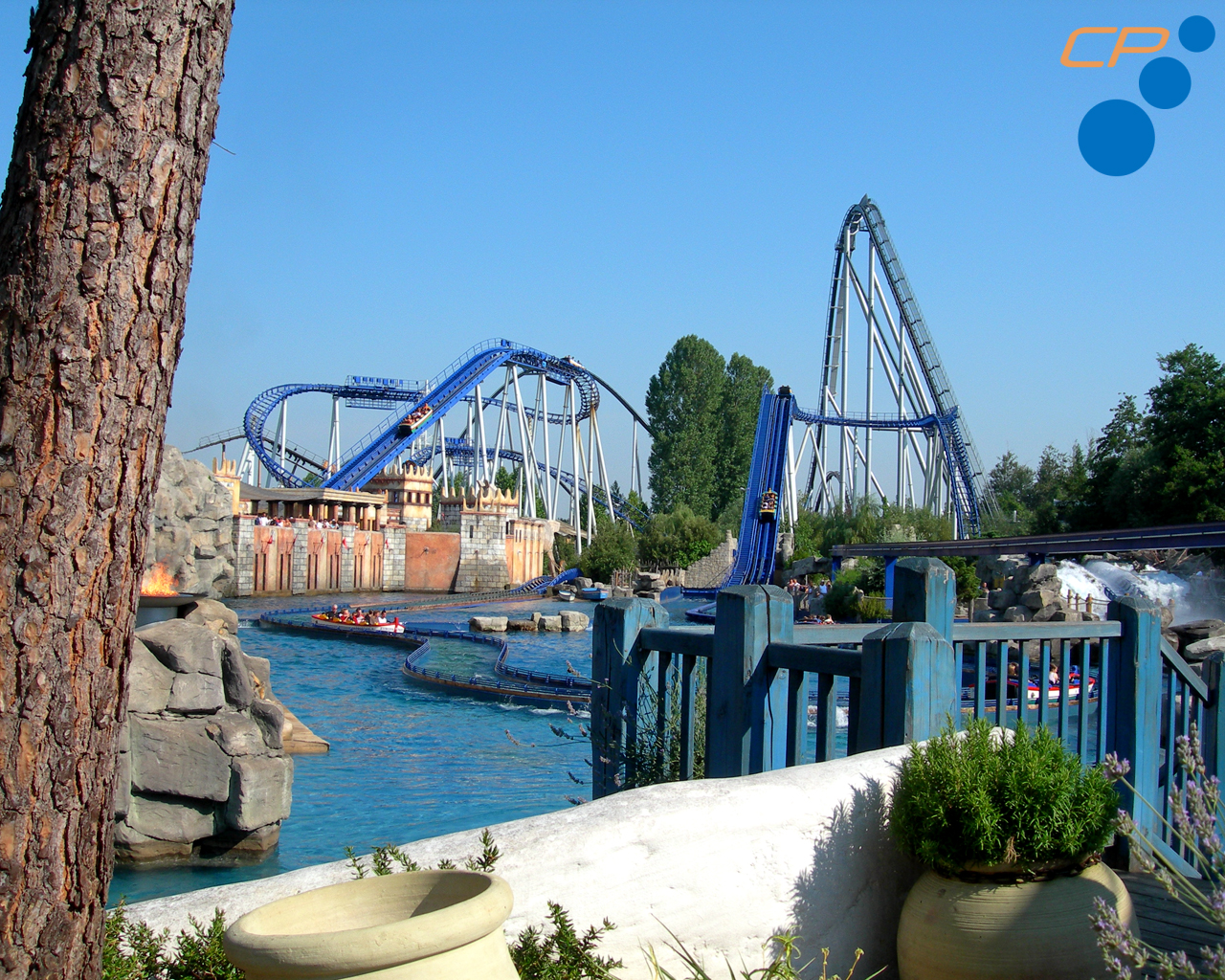 Fonds d'cran Constructions et architecture Parcs d'attractions > Europa Park Quartier Grec