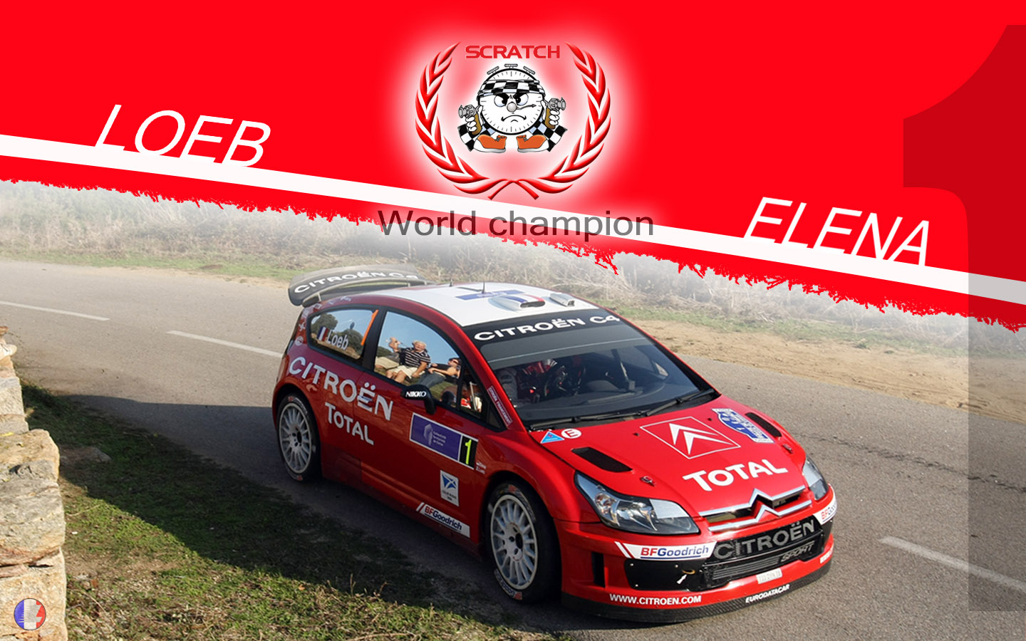 Wallpapers Sports - Leisures Rallye loeb / elena