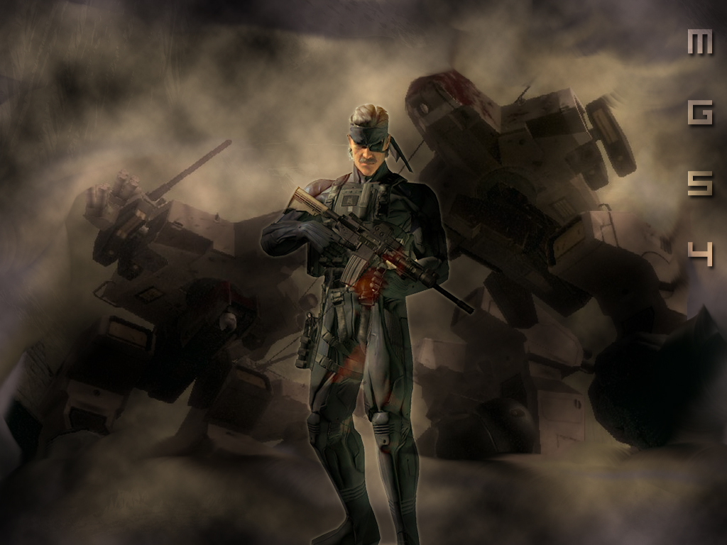 Fonds d'cran Jeux Vido Metal Gear Solid 4 old Snake