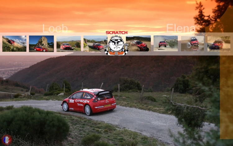 Fonds d'cran Sports - Loisirs Rallye loeb / elena