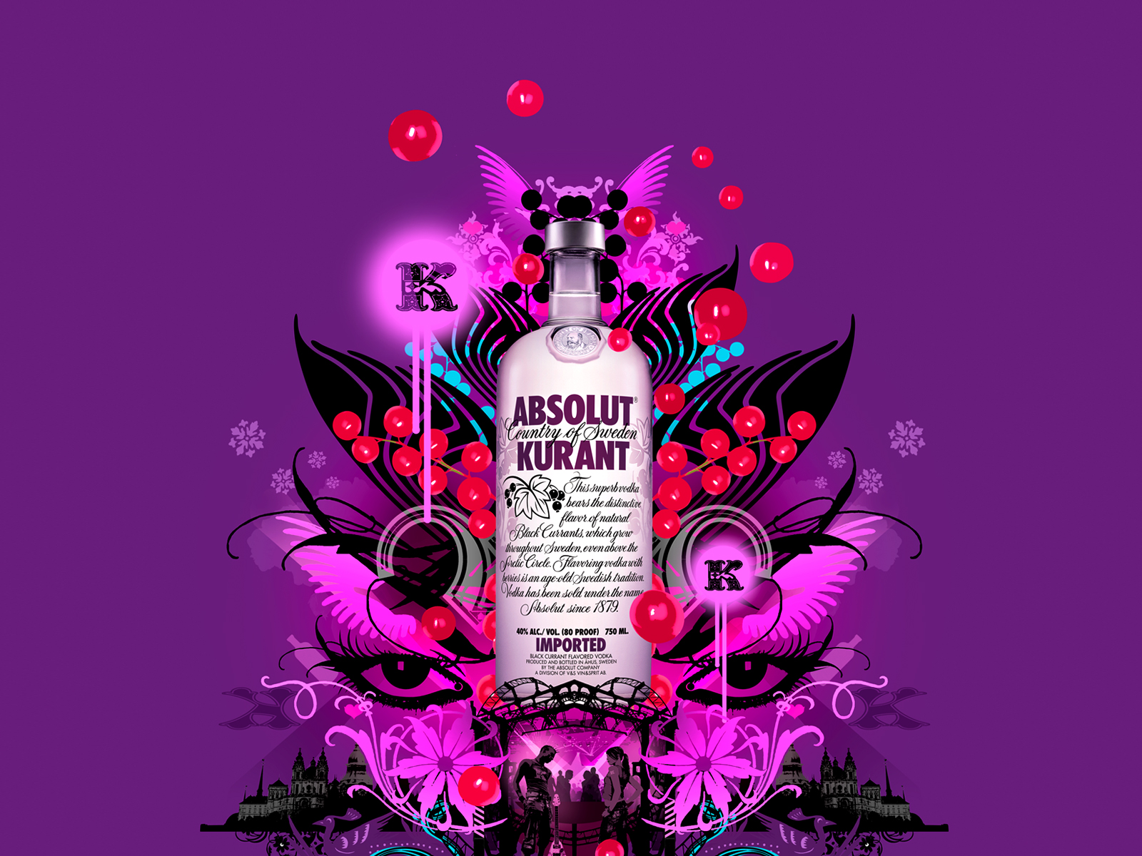 Fonds d'cran Objets Boissons - Alcool Absolut Vodka