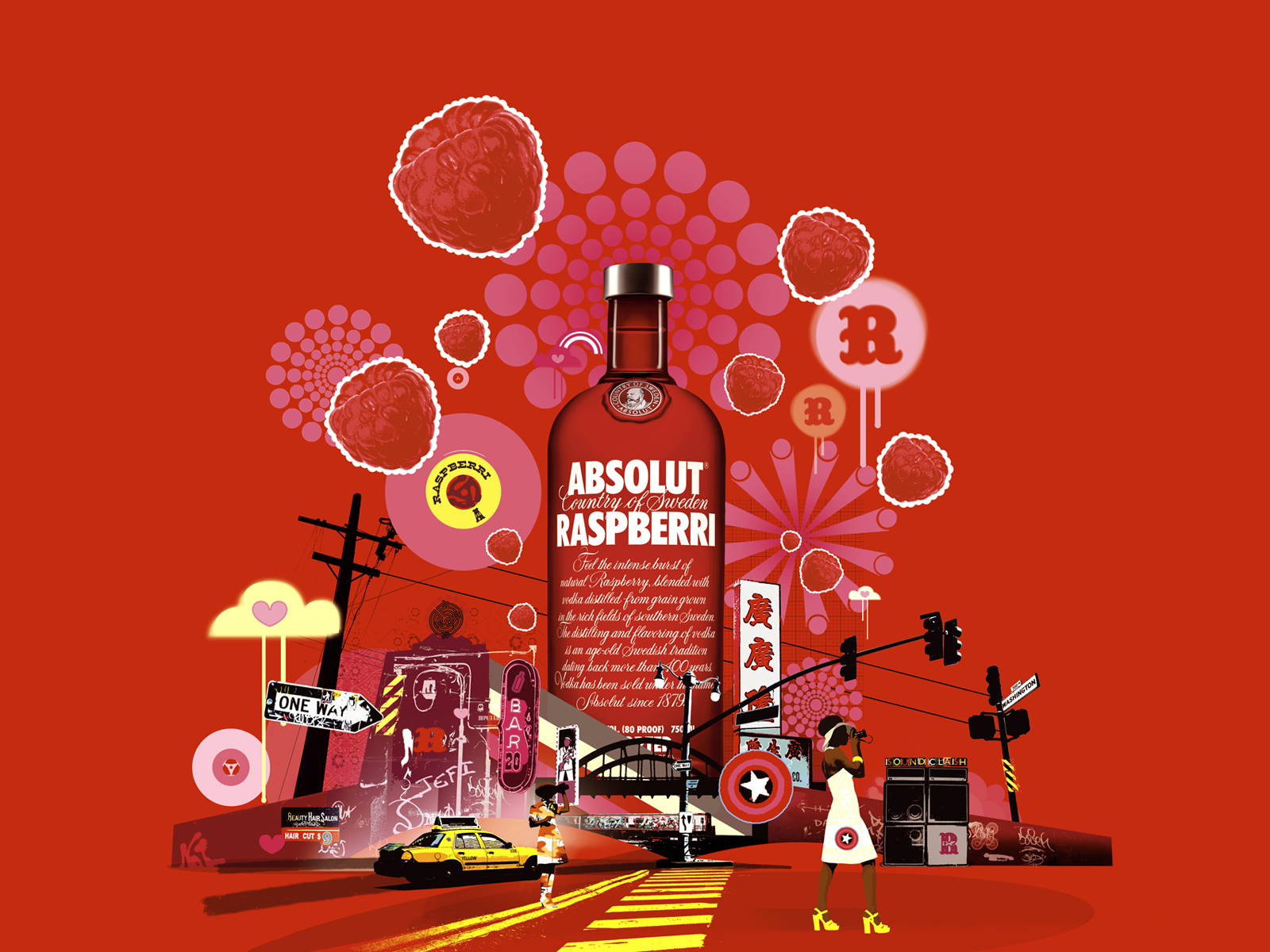 Fonds d'cran Objets Boissons - Alcool Absolut