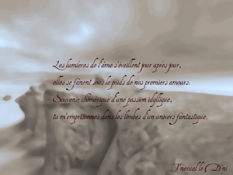 Wallpapers Digital Art Poetry - Texts Les Lumires de l'Ame