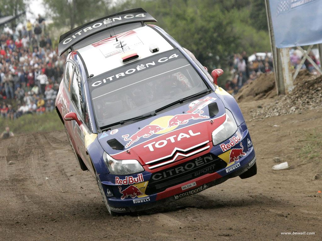 Wallpapers Sports - Leisures Rallye S.Loeb en action !