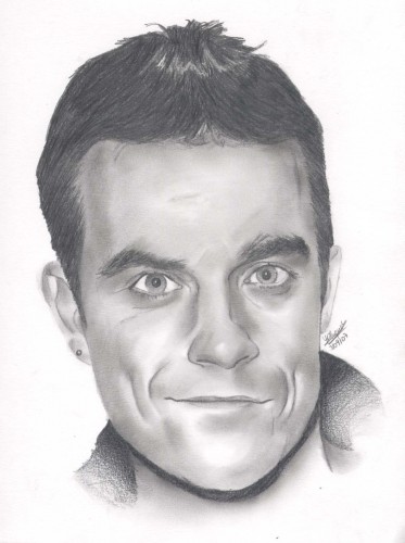 Wallpapers Art - Pencil Music Robbie Williams