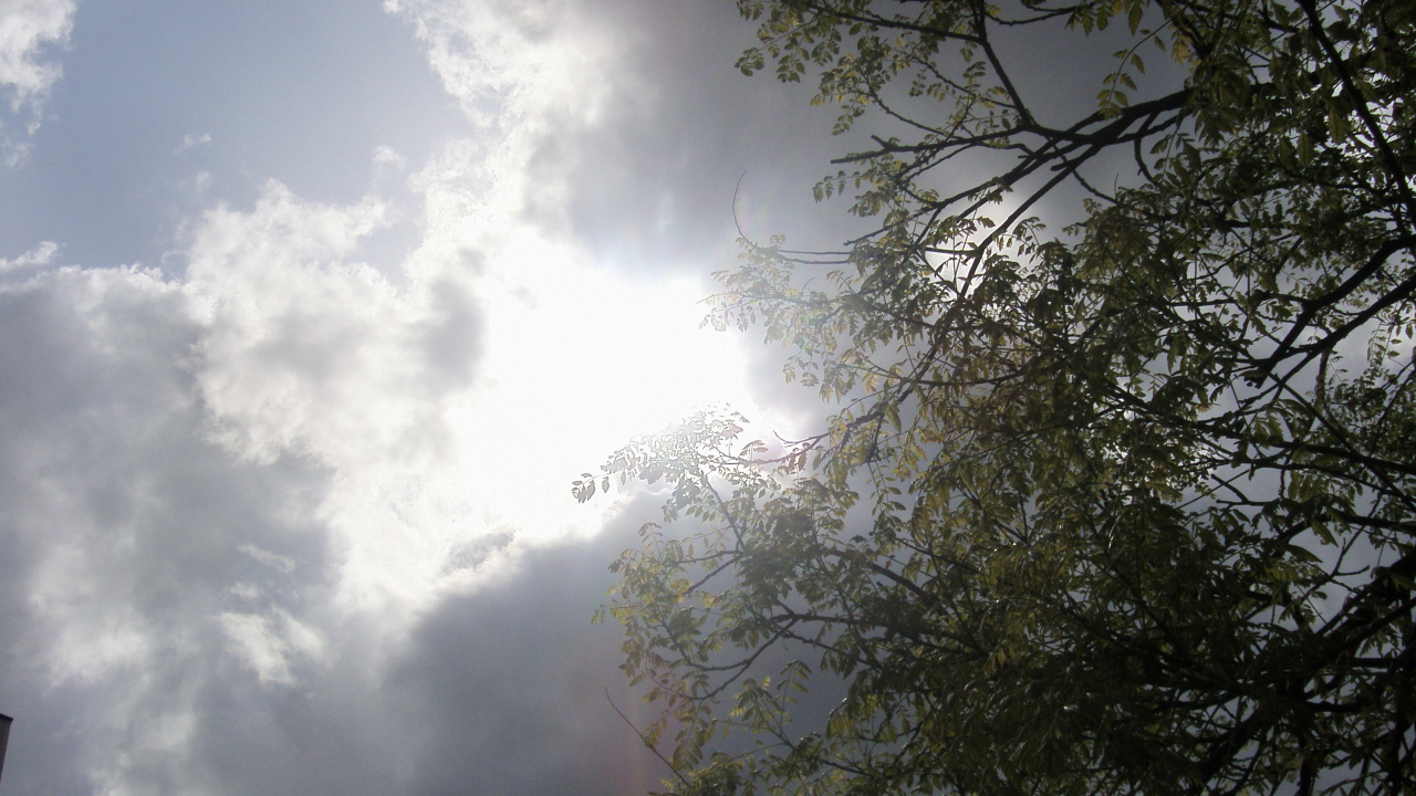 Fonds d'cran Nature Ciel - Nuages le soleil tourbillonne