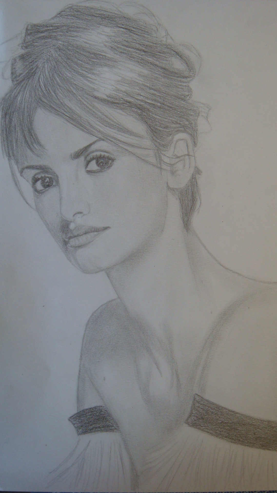 Fonds d'cran Art - Crayon Femmes - Fminit Penelope cruz