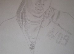 Fonds d'cran Art - Crayon Chris Brown pour Luc :)