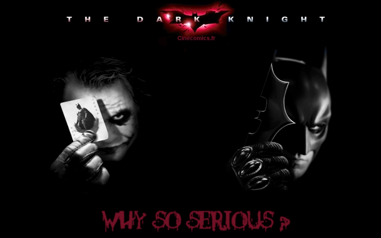 Wallpapers Movies Batman - The Dark Knight Why so serious ?