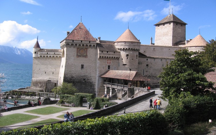 Wallpapers Constructions and architecture Castles - Palace le chteau de chillon