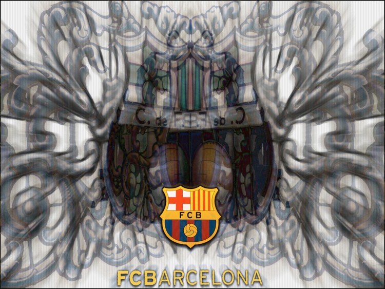 Fonds d'cran Sports - Loisirs FC Barcelone FORCA BARCA!